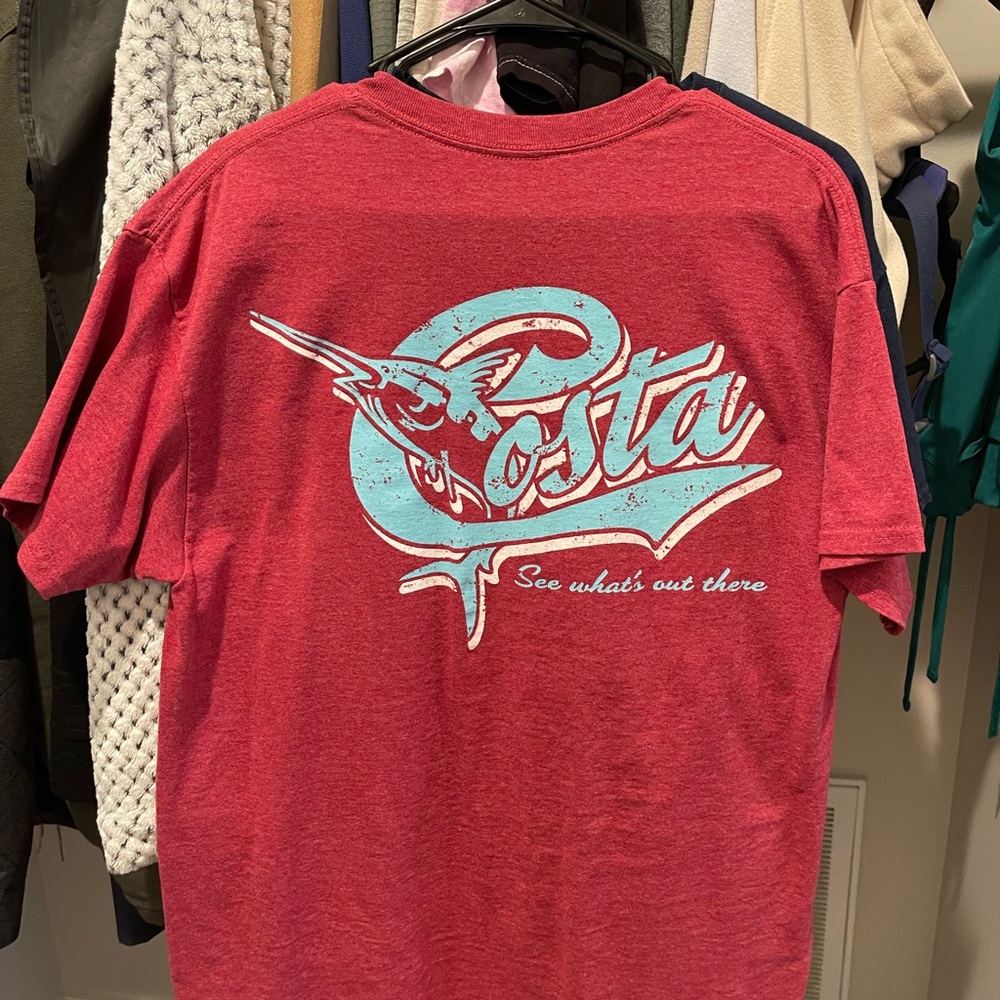 Costa Red Graphic T-Shirt